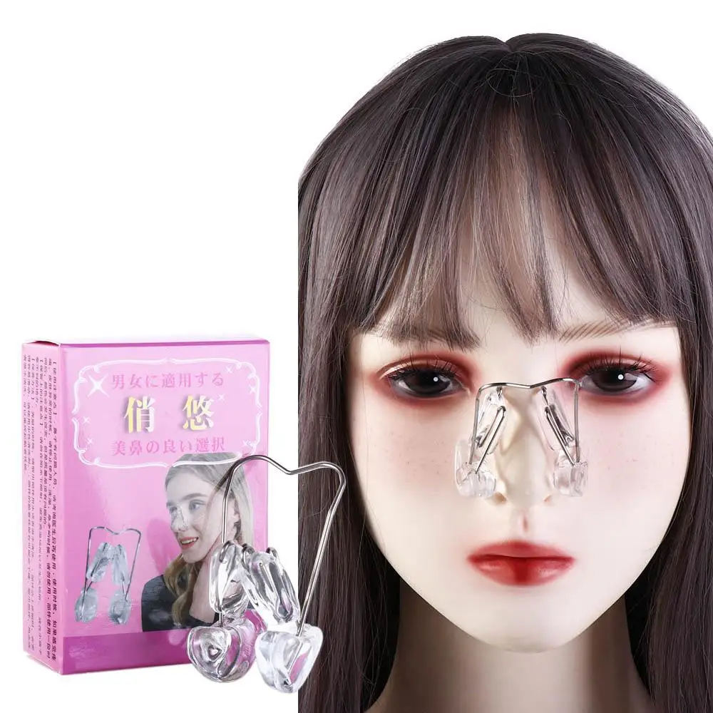 

Corrector Bridge Lifting Up Nose Slimming Massager Nose Up Shaper Nose Straightener Silicone Nose Lifter Nose Shaper Clip