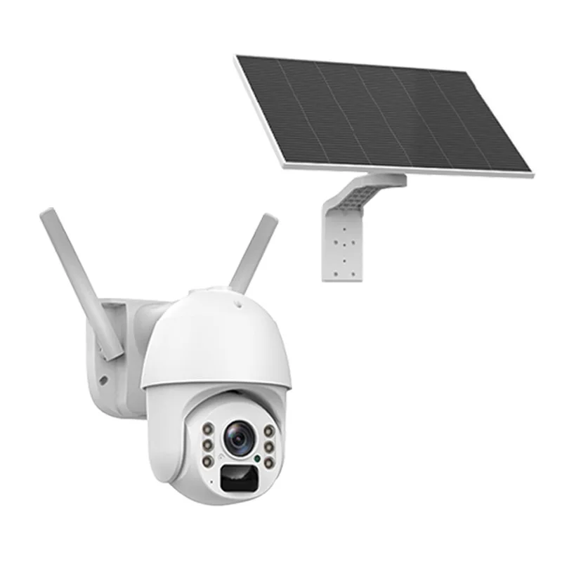 VSA V3 4G Solar smart camera HD 5MP PTZ Smart Home Security Camera 4G Solar Powered Wide Angle Full Color Night Vision CMOS