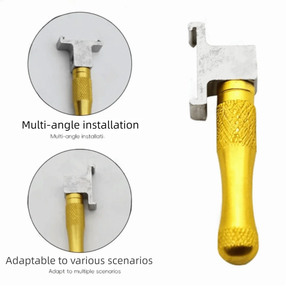 Durable Multifunctional. 2-in-1 Power Lever Multi Angle Flexibility Three Directions Bracing Boom Wrench Handle