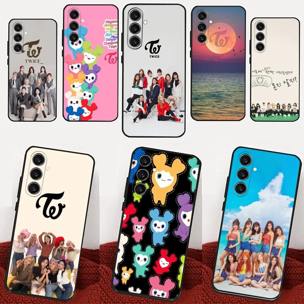 KPOP Girl T-TWICE-S  Phone Case For Samsung Galaxy A13,21s,22,31,32,52,53,71,80,91 Black Soft Cover