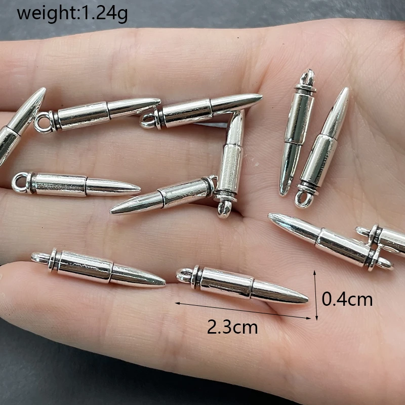 20pcs Antique Silver Gold Color Awl Charms Pendant For Jewelry Making DIY Men And Women Bracelets Earrings Findings Accessories