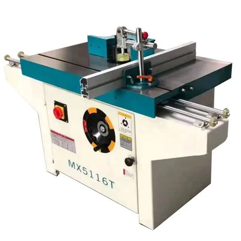 Single axis vertical milling machine wooden spindle shaping machine with slide