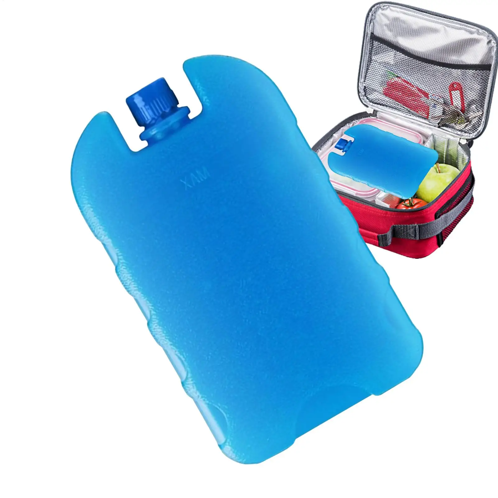 Tragbarer Eisbeutel, wiederverwendbarer Gefrierschrank, Eiskühlpackung, langlebige Kühlwasser-Füllbox für die Aufbewahrung von frischen Lebensmitteln