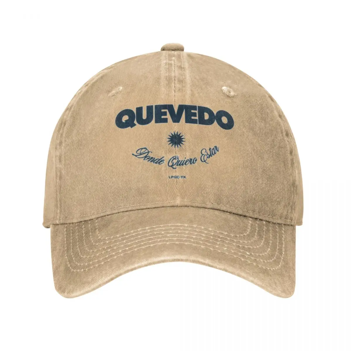 Casual Quevedo Music Logo Baseball Cap Unisex Style Distressed Cotton Headwear Outdoor Activities Adjustable Caps Hat