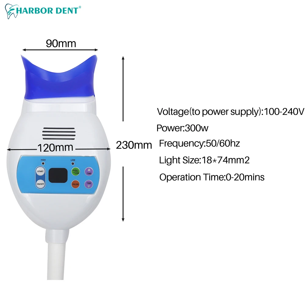 Стоматологическая профессиональная лампа для отбеливания зубов, холодный свет, светодиодная машина для отбеливания зубов, стоматологическое