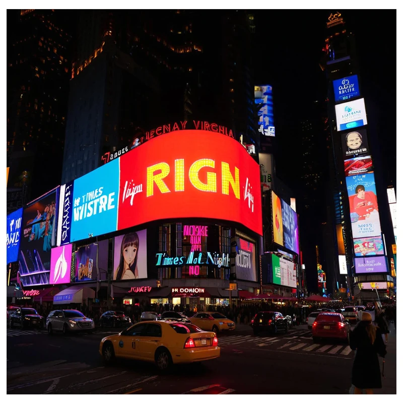 Layar LED Kustom Tahan Air, Layar Video HD Penuh Warna, Layar Iklan Luar Ruangan Besar, Chip On Board, Layar Transparan
