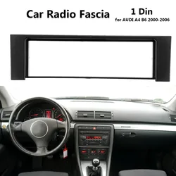 1 Din Car Stereo Radio Fascia Panel Plate Frame Adapter For AUDI A4 B6 2000 2001 2002 2003 2004 2005 2006