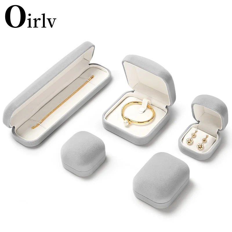 Oirlv Jewelry Packaging Necklace Packaging Organizer Ring Box Bulk Gift Box Earring Holder Gift Box Necklace Organizer