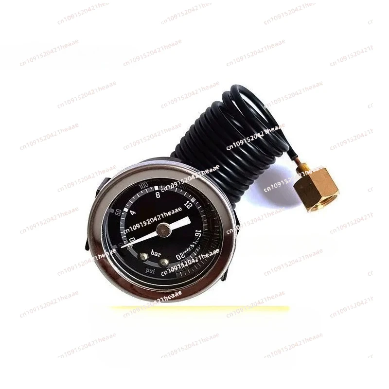 

Suitable for G1/4" G1/8" Internal External Thread 4Bar 6Bar 8Bar 16Bar 20Bar Coffee Maker Steam Boiler Iron Case Capillary Gauge