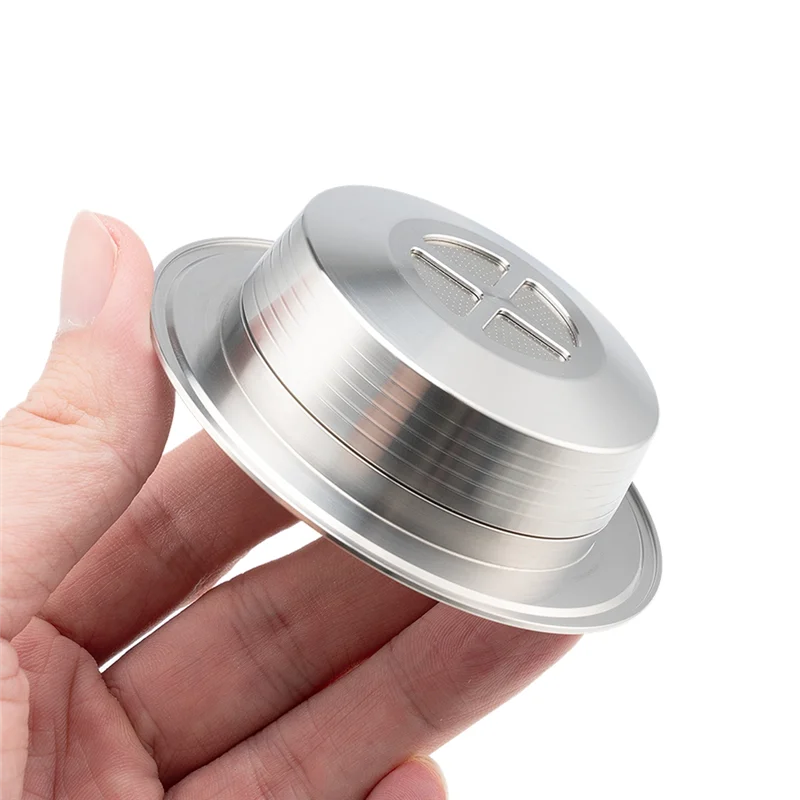 A33R- كبسولات قهوة قابلة لإعادة الاستخدام من الفولاذ المقاوم للصدأ كبسولات قهوة قابلة لإعادة الملء لماكينة القهوة Senseo HD7801 سهلة التركيب