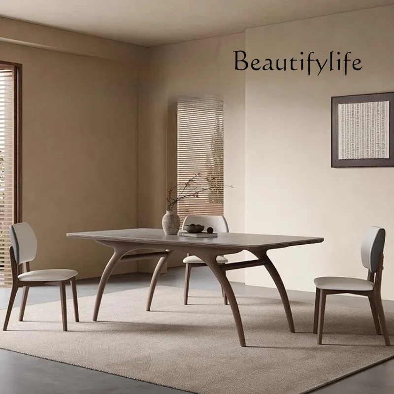 

X Romantic Wood Dining Table Modern Simple Comfortable Adult Unusual Table Aesthetics Gaming Restaurant Muebles Home Furniture