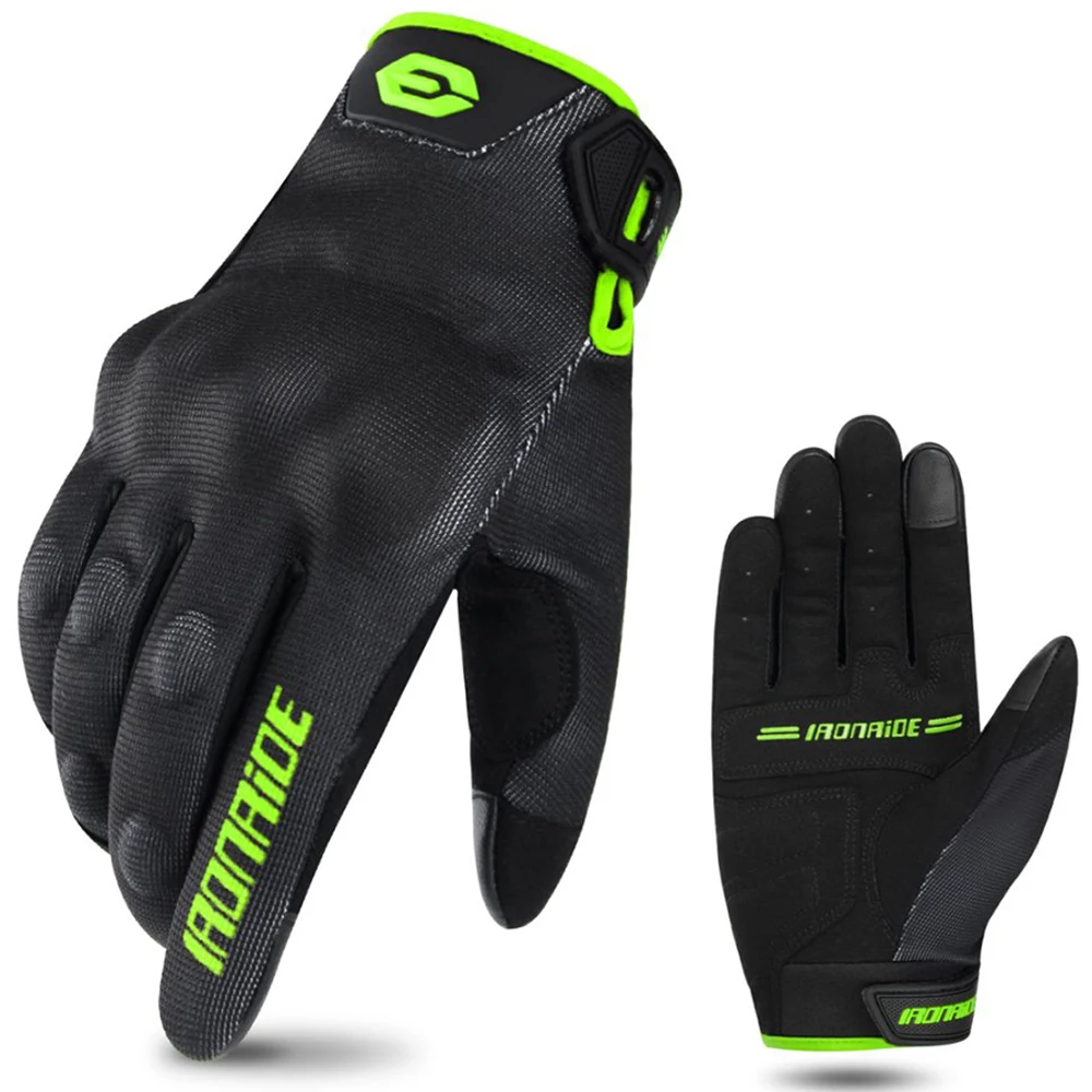 

Men's Motorcycle Gloves Breathable And Non-slip Moto Riding Gloves Full Finger Protection Gloves Camouflage Touch Screen M-XXL