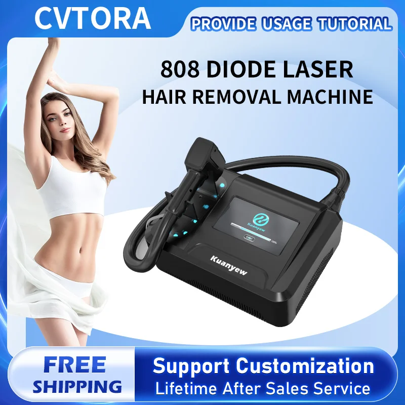 Diode Depiladora Laser Painless Permanent Cooling System Whole Body Hair Removal 808nm Wavelength Ice Platinum Handle Epilator