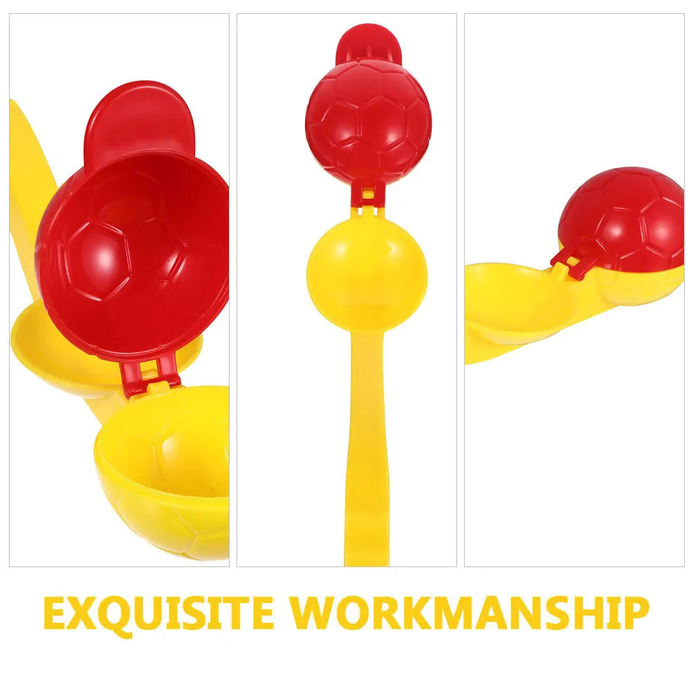 4 قطعة ناسف الثلج لون عشوائي قاذفة الشتاء للأطفال البالغين ، لعبة مكافحة الثلج ، أداة صنع ، لعبة رمي نمط كليب ،