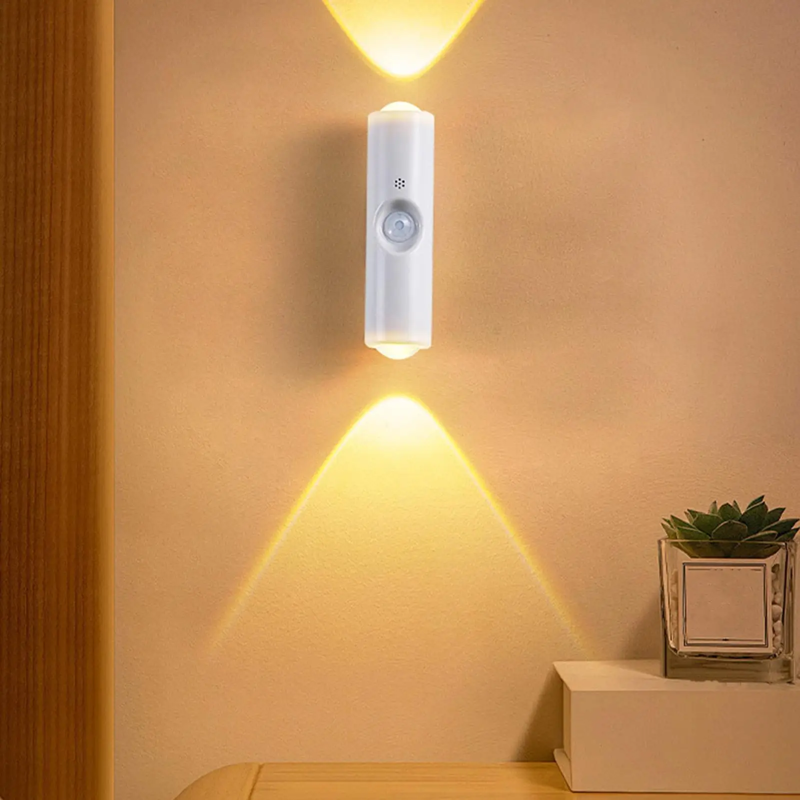 Motion Light Indoor Sleep Friendly Cabinet Lighting Bright Smart Magnetic Cordless Nightlight for Bedroom Kitchen Indoor Under
