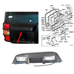 1 Pcs Rear License Lamp for Pajero V30 MB774438 Back Light for Montero V40 Park Lights with for Shogun V20 1989-1999
