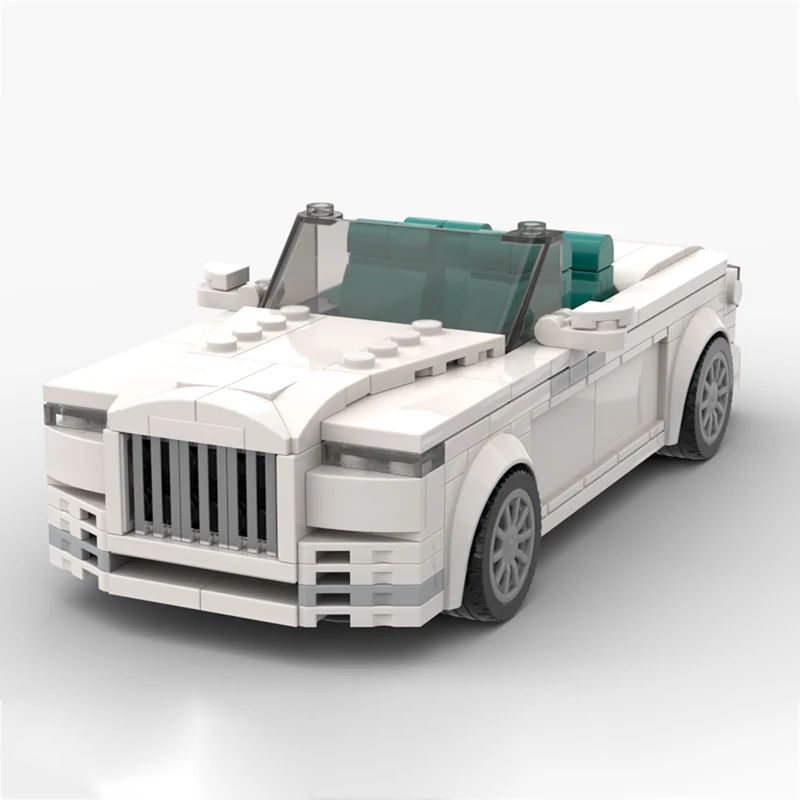 

Speed Racing Car Model MOC Building Bricks Luxury Convertible Sedan Modular Technology Children Holiday Gifts Assemble Toys Suit