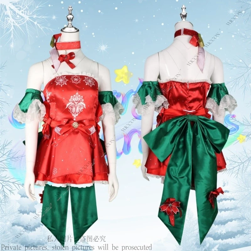 

Christmas Dress Christmas Theme Cosplay Fanart Character Festivals Christmas Stage Costume Role Play Woman Adult Kid Party