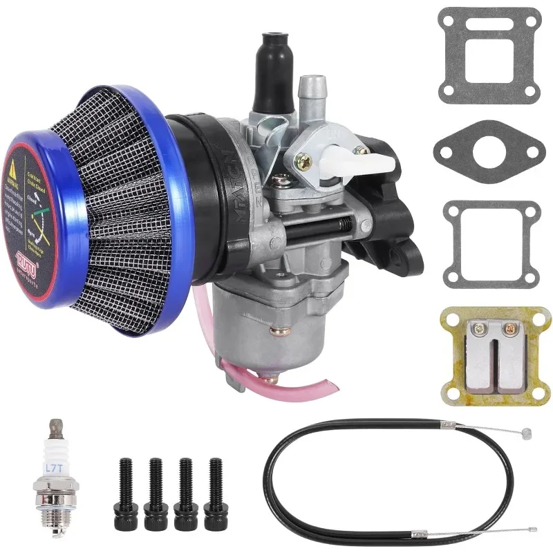 42mm Air Filter 13mm Carburetor PZ13 Four-wheel Off-road Carb Throttle Cable 2 Stroke 43cc 47cc 49cc Mini ATV Quad Pocket Bike