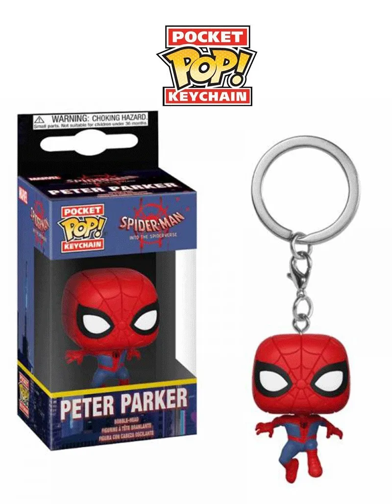 Pocket Pop Peter Parker Spider Man Funko keychain