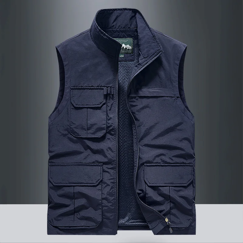 

Spring Camping Vest Tactical Jackets Man Fishing Clothing Men's Summer Coat Sleeveless Jacket Waist Hunting Suit