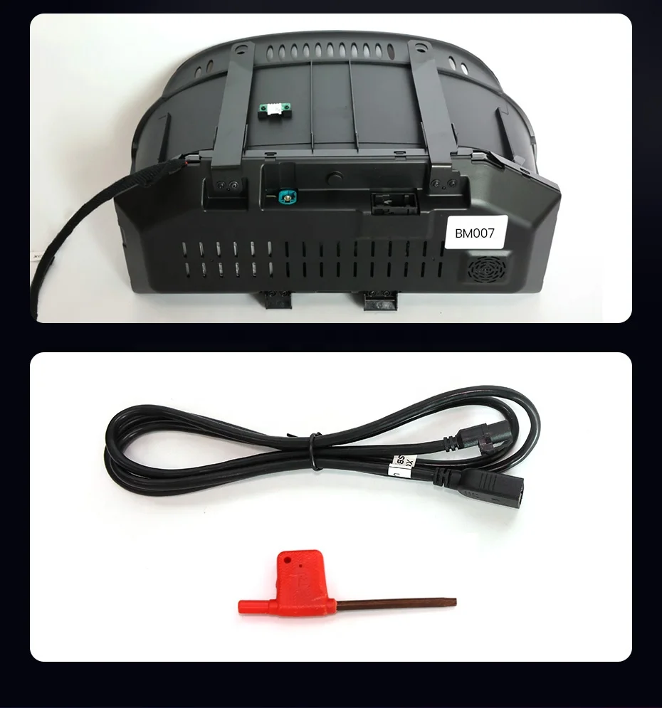 MEKEDE لوحة القيادة الرقمية العنقودية إلكترونيات السيارات 1920*720 LCD شاشة افتراضية ل 5 سلسلة E60 E61 6 سلسلة E6 E64