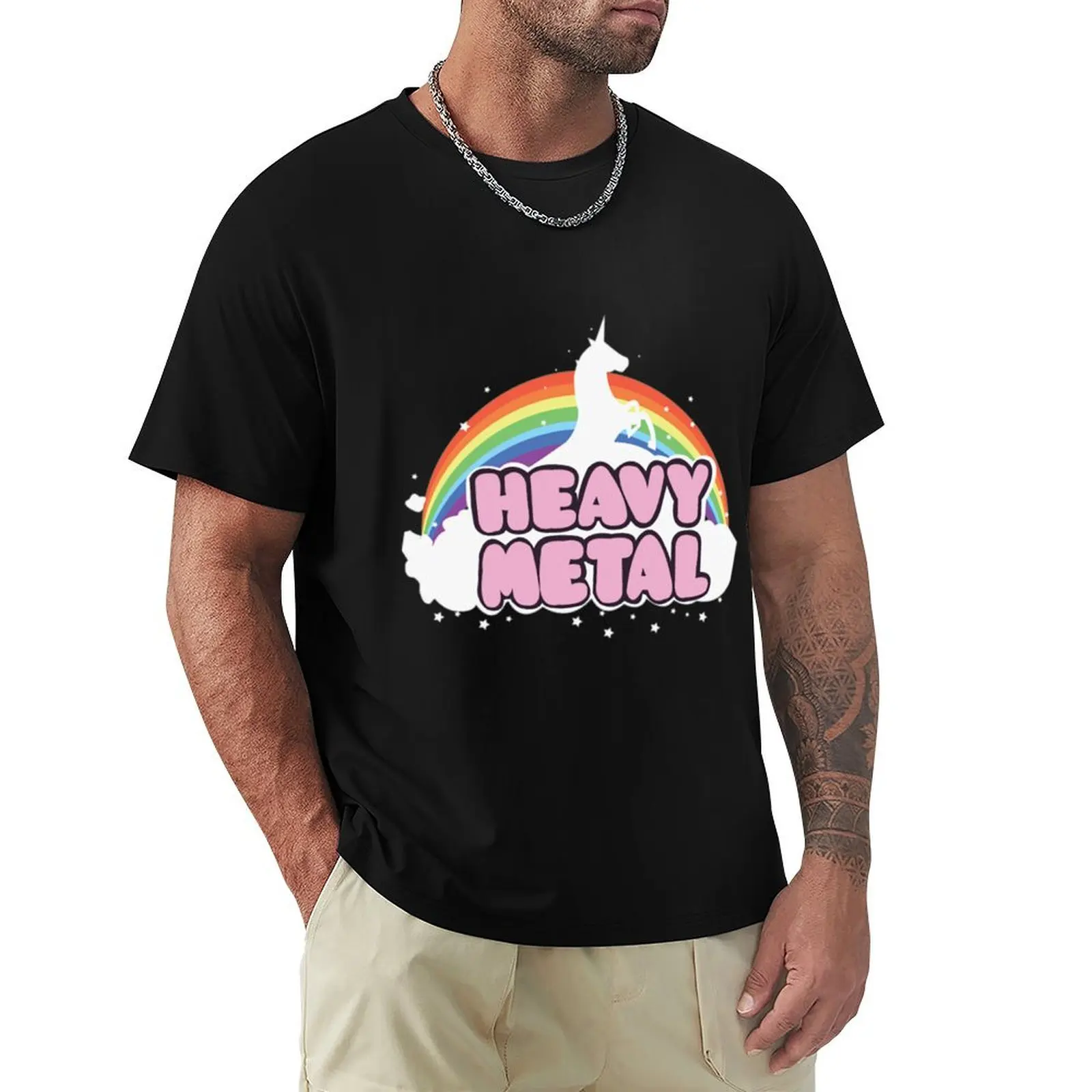 Heavy Metal Unicorn Music Ella Lopez Gi T-Shirt Sweat Absorbing Sports Tee Shirt