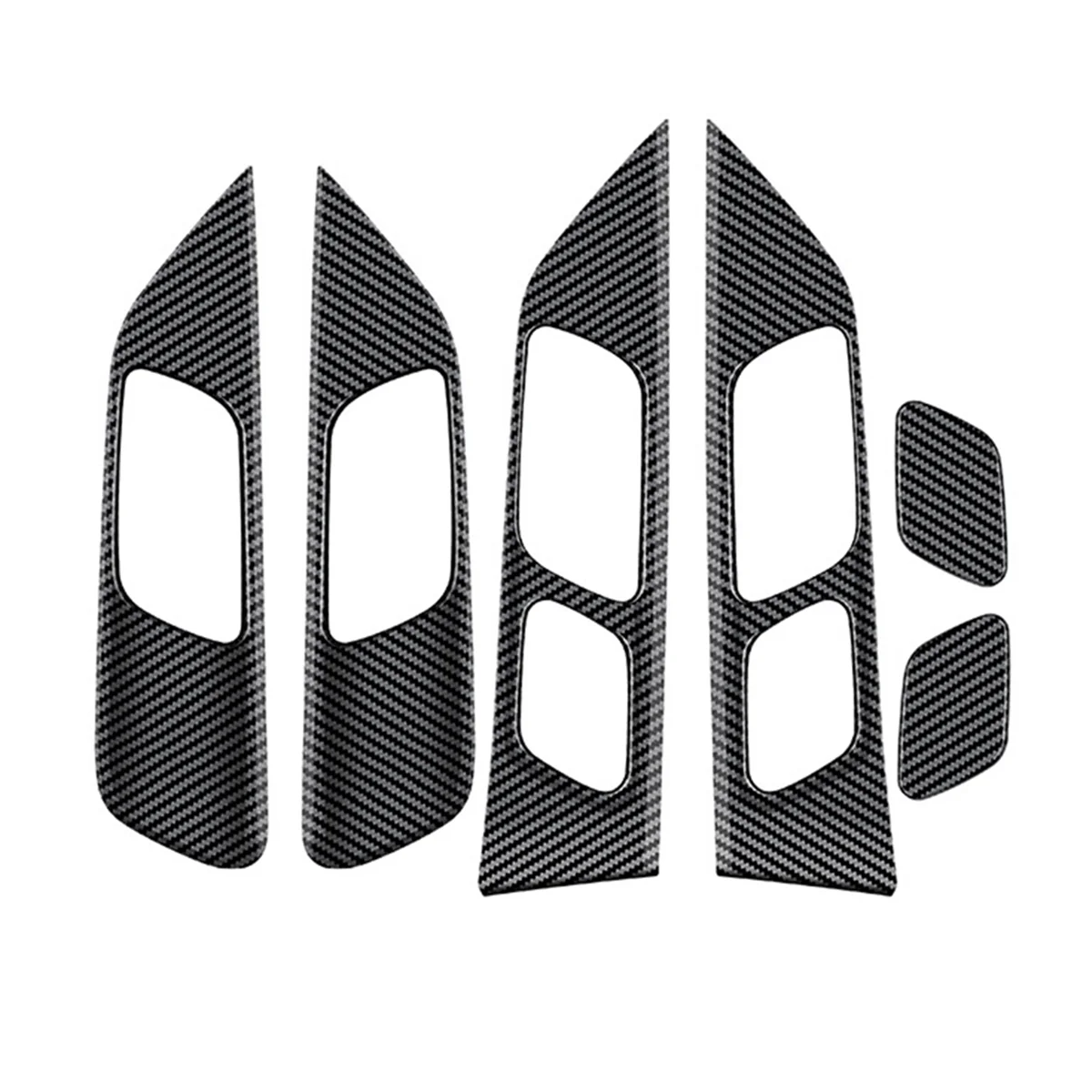 

Car Inner Door Handle Cover Door Bowl Handle Trim Frame Sticker for WRV 2024 Japanese Version RHD,B