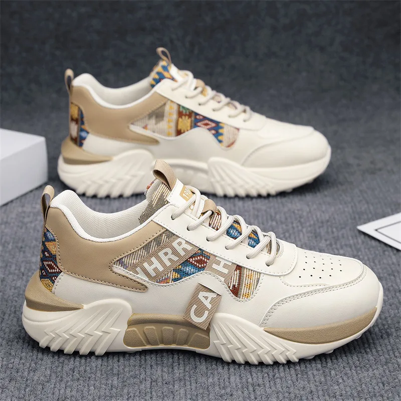 

Men's Fashionable Casual Thick-Soled Running Shoes Height-Enhancing Large Size Sports Footwear Spring New Arrivals
