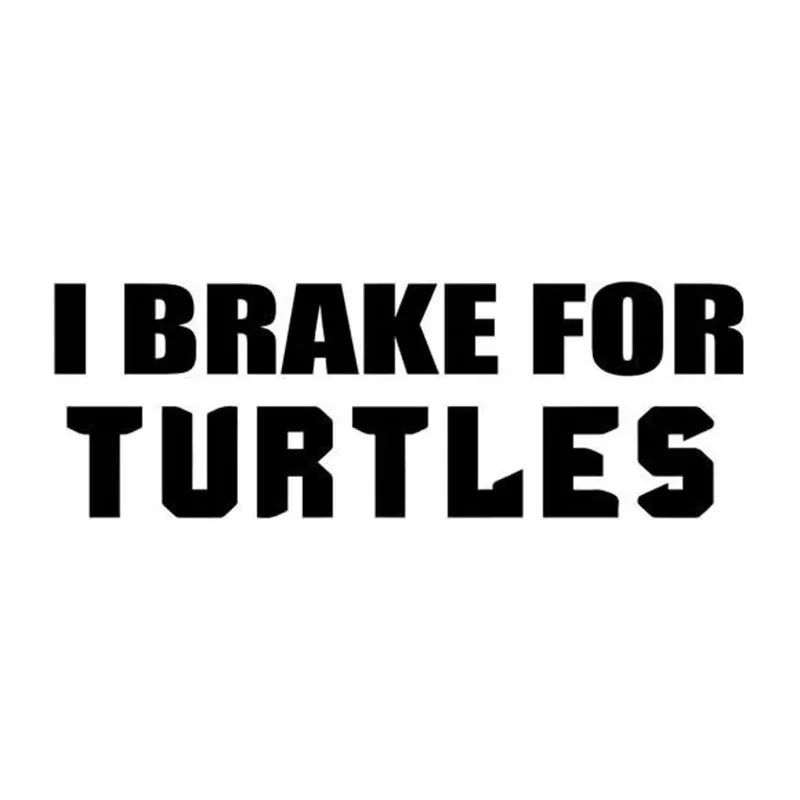 

Я тормозная черепаха, дизайн с буквами, окно автомобиля, бампер, украшение для домашнего окна, виниловая наклейка на автомобиль