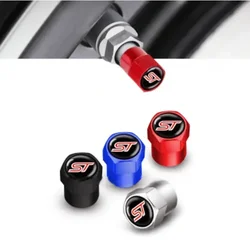 4PCS Car Wheel Tire Valve Stem Caps Airtight Cover For Ford ST Line Focus X 2 3 Mondeo Fiesta Kuga MK2 MK3 MK4 Tyre Accessories