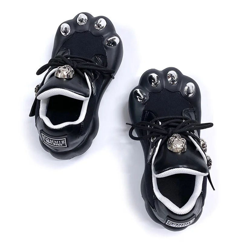 

Fashion Designer Cat Paw Shoes for Woman Unique Women's Sneakers and Casual Shoes Trend Big Toe Women's Shoes Zapatos De Mujer