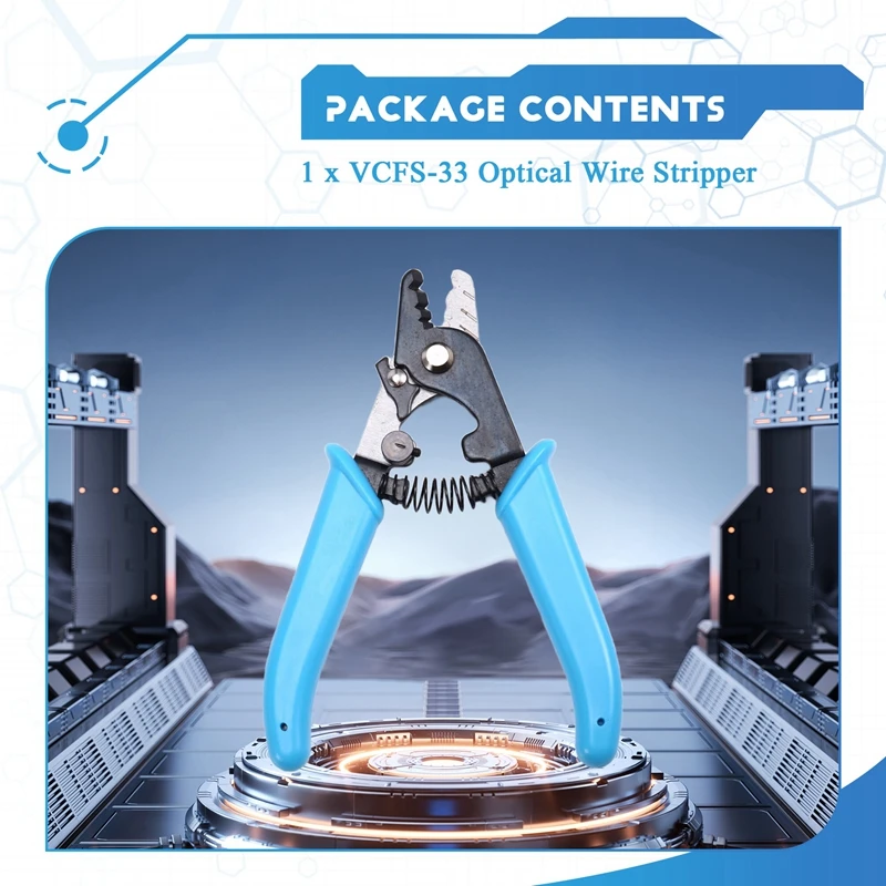 Promotion! VCFS-33 Three-Port Fiber Stripping Pliers FTTH Tools Fiber Optical Wire Stripper