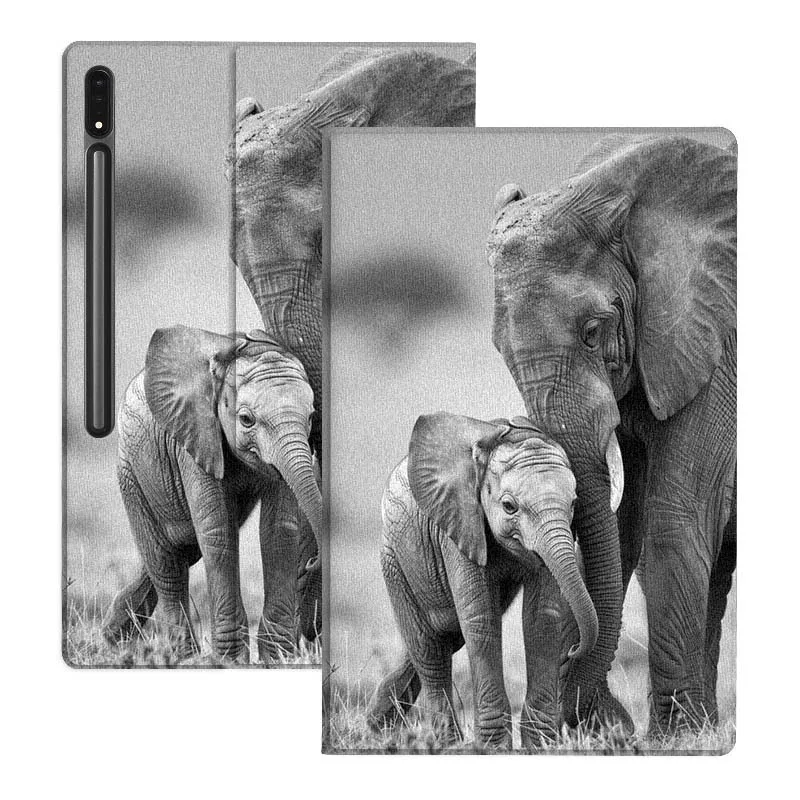 Cute Cartoon Elephant Soft For Samsung Galaxy Tab S11 S10 S9 S8 S7 S6 A11 A9 A8 A7 Lite FE Plus Tablet Case