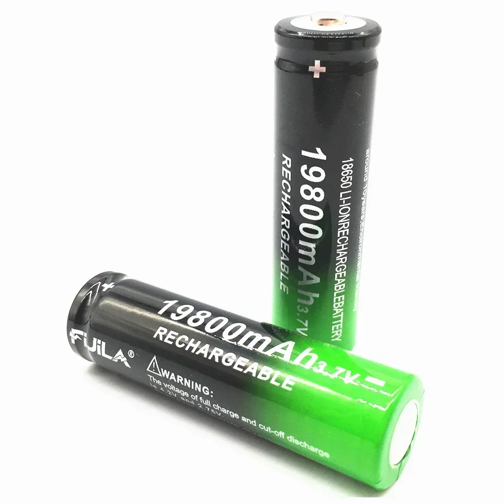 2024 18650 Li-Ion Battery 19800mah Rechargeable Battery 3.7V for LED Flashlight Flashlight or Various Electronic Devices Battery