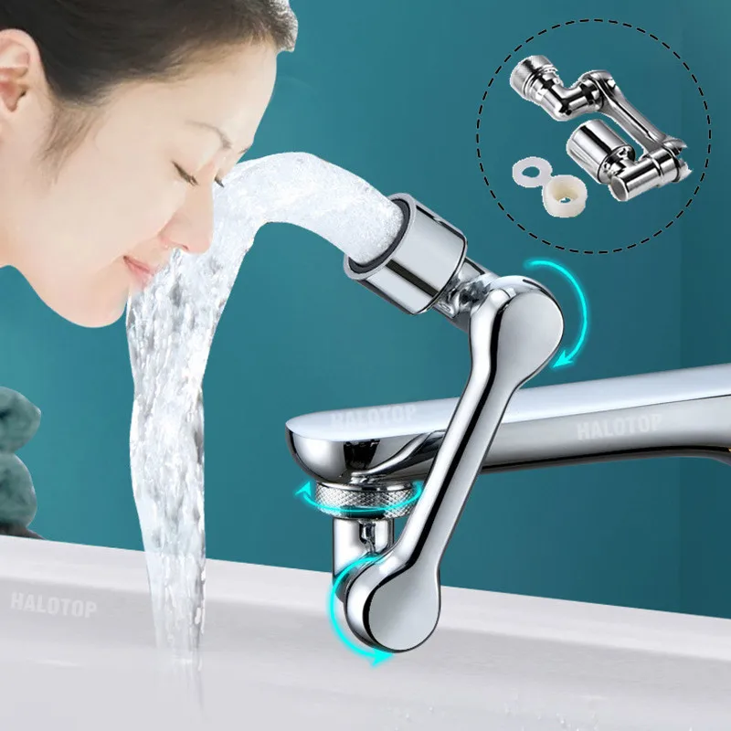 99% Universal Multifunctional Rotatable Extension Faucet Aerator 1080 Degree Swivel Robotic Arm Water Filter Sink Tap Bubbler