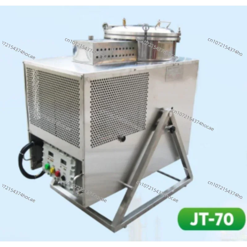 Solvent recovery machine with automatic feeding system 60L 80L acetone