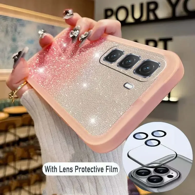 

Case For infinix Hot 60 Pro Plus Stars Glitter Bling Sequins Shockproof Soft Cover For infinix Hot 60i 60 Pro Plus Phone Shell