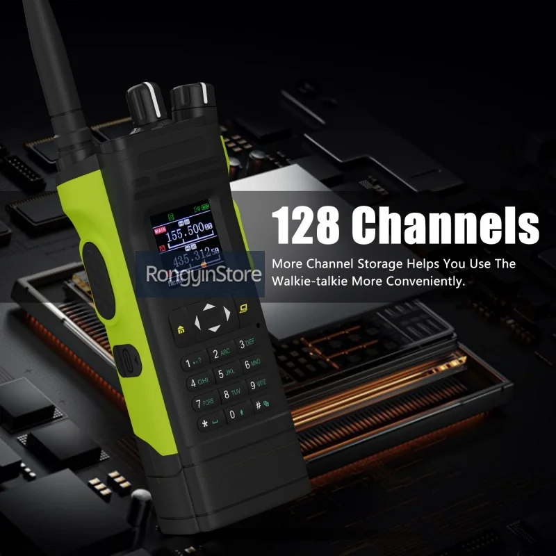 SQ-8000 12W Walkie Talkie High Power High Capacity VHF UHF AM FM Type-C Charger 128Channel Long Distance Communication Ham Radio view 3