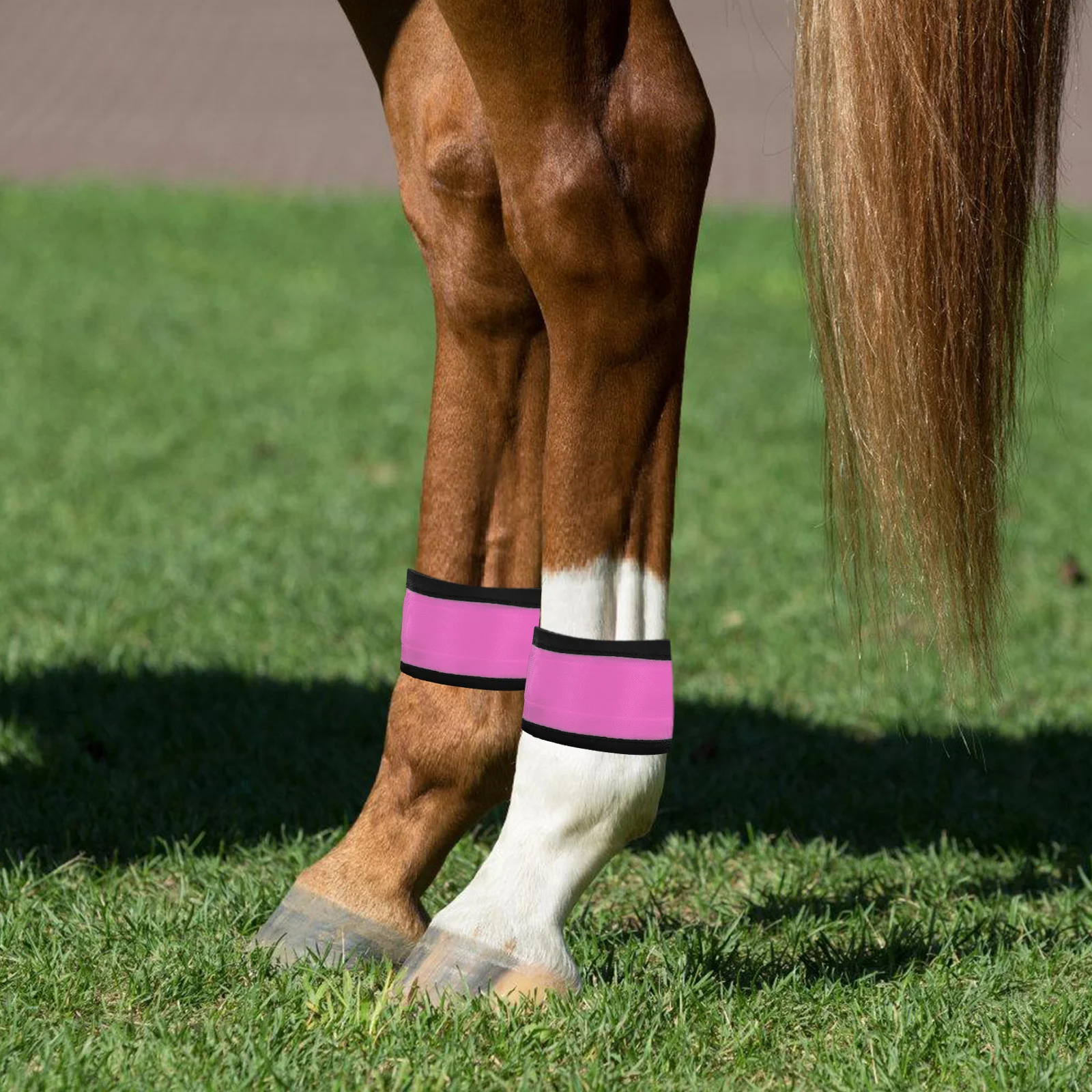 

4pcs Led Leg Bands Glowing High Safety Straps Equestrian Night Riding Reflective Bands For Enhanced Visibility Light Up Leg