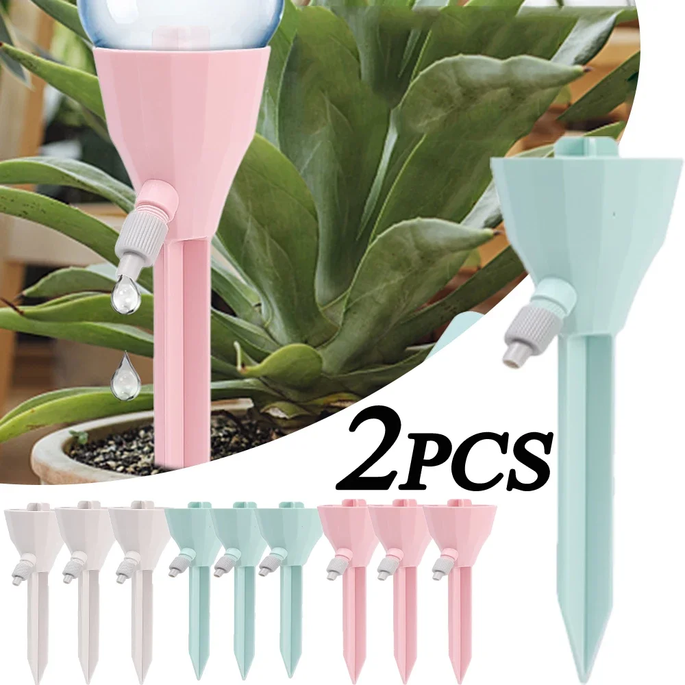 1/2PCS Automatic Drip Irrigation System Self Watering Spikes for Flower Plants Greenhouse Garden Adjustable Water Dripper Device