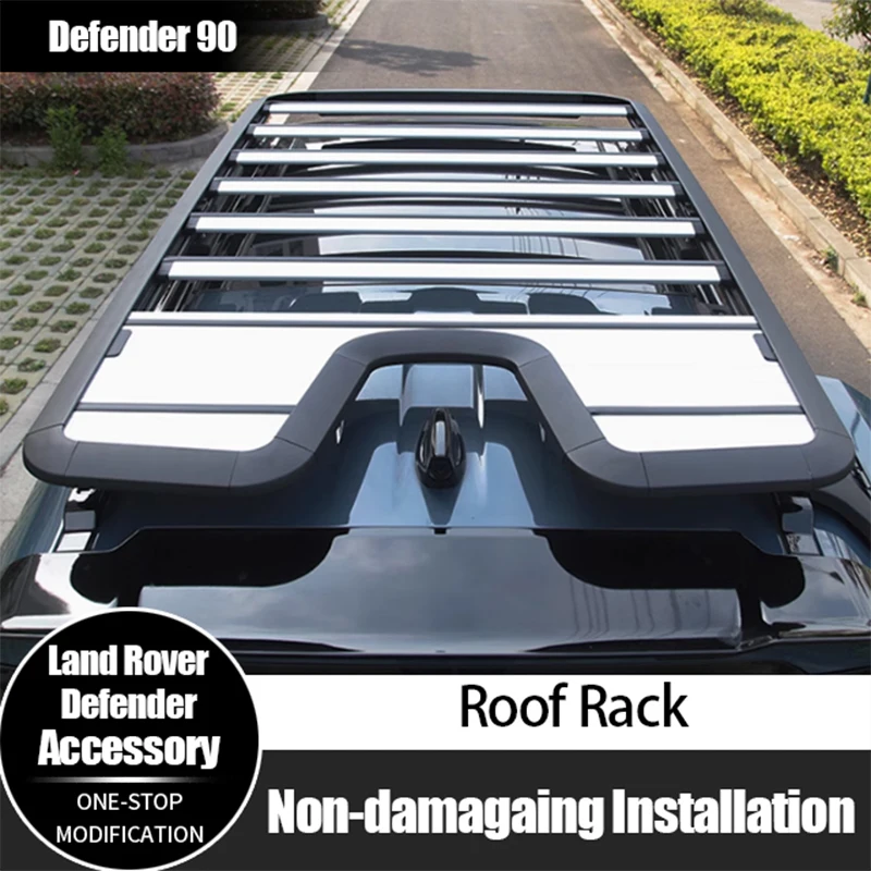 

High Accuracy Aluminium Alloy Car Roof Carrier Luggage Racks Roof Racks For Land Rover Defender 90