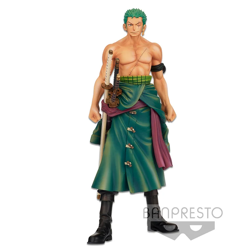 BANDAI Original One Piece Anime Figure Roronoa Zoro Chronicle MSP Action Figure Toys For Boys Girls Kids Christmas Gift Model