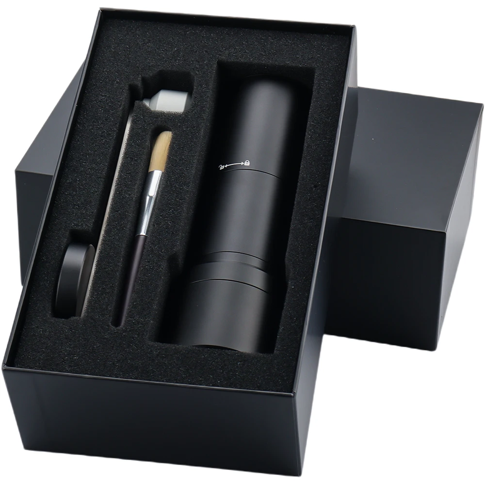 مطحنة قهوة محمولة بمنفذ USB من التيتانيوم، شفرة كهربائية يدوية، مطحنة قهوة يدوية قابلة للتعديل #6