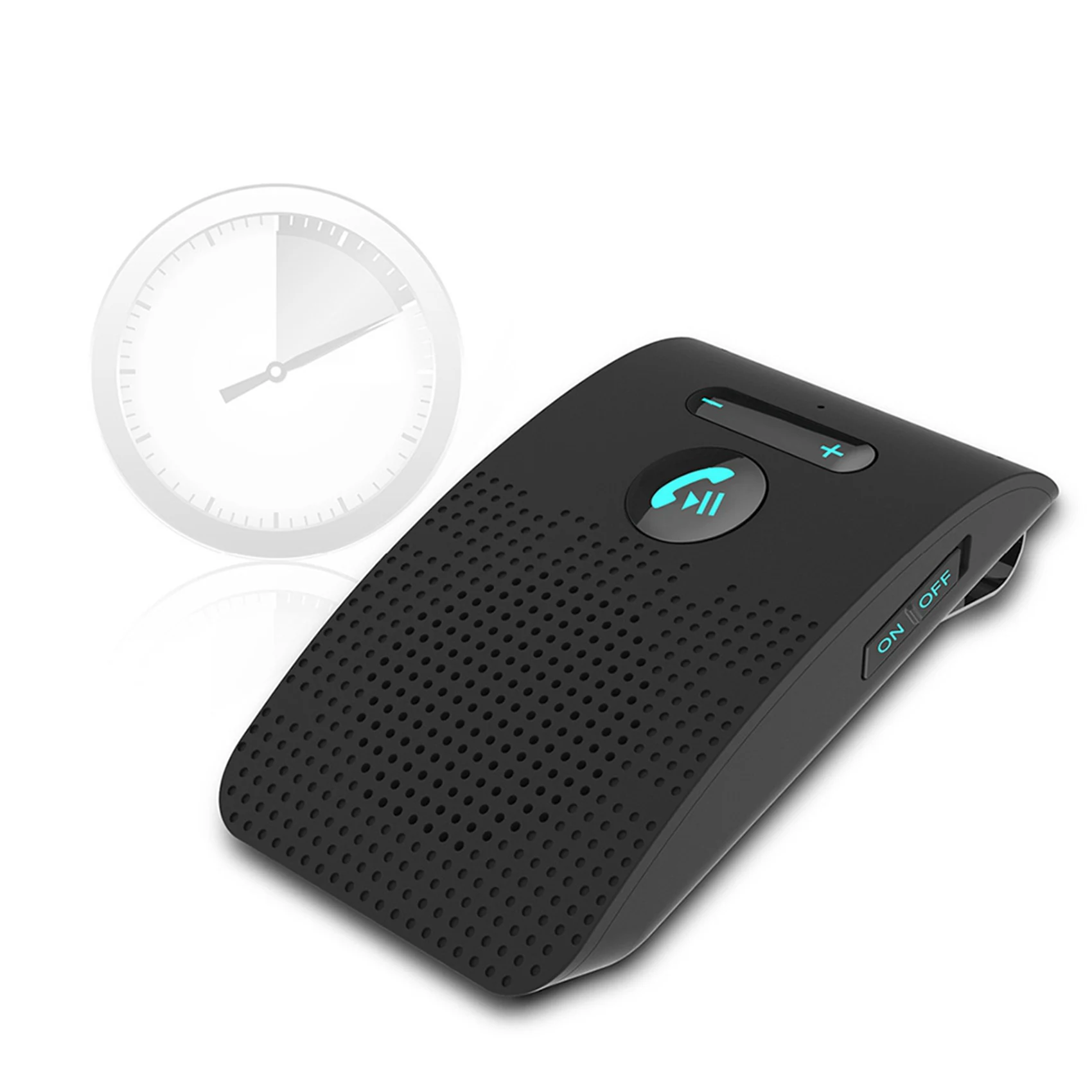 

【HOT-PRICE!】2X Bluetooth 5.0 Handsfree Car Kit Hifi Speaker 2W Wireless Audio Receiver MP3 Music Player Noise Cancelling