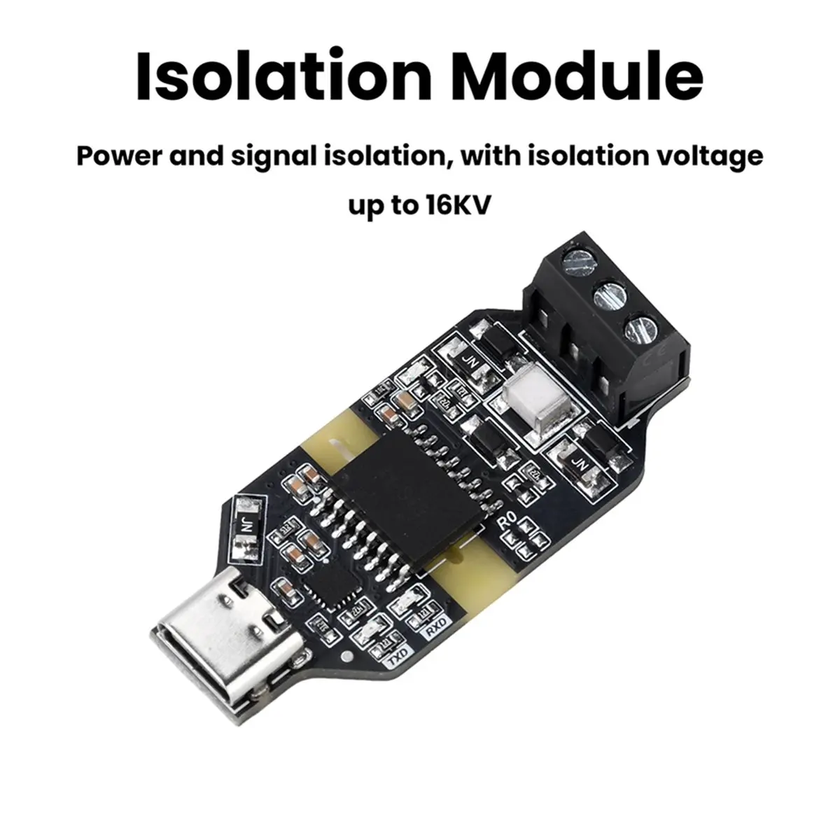 THANKSGIVING DAY CH343P High-Speed USB to RS485 Isolation Converter 6Mbps Communication Anti-Interference Serial Port Module