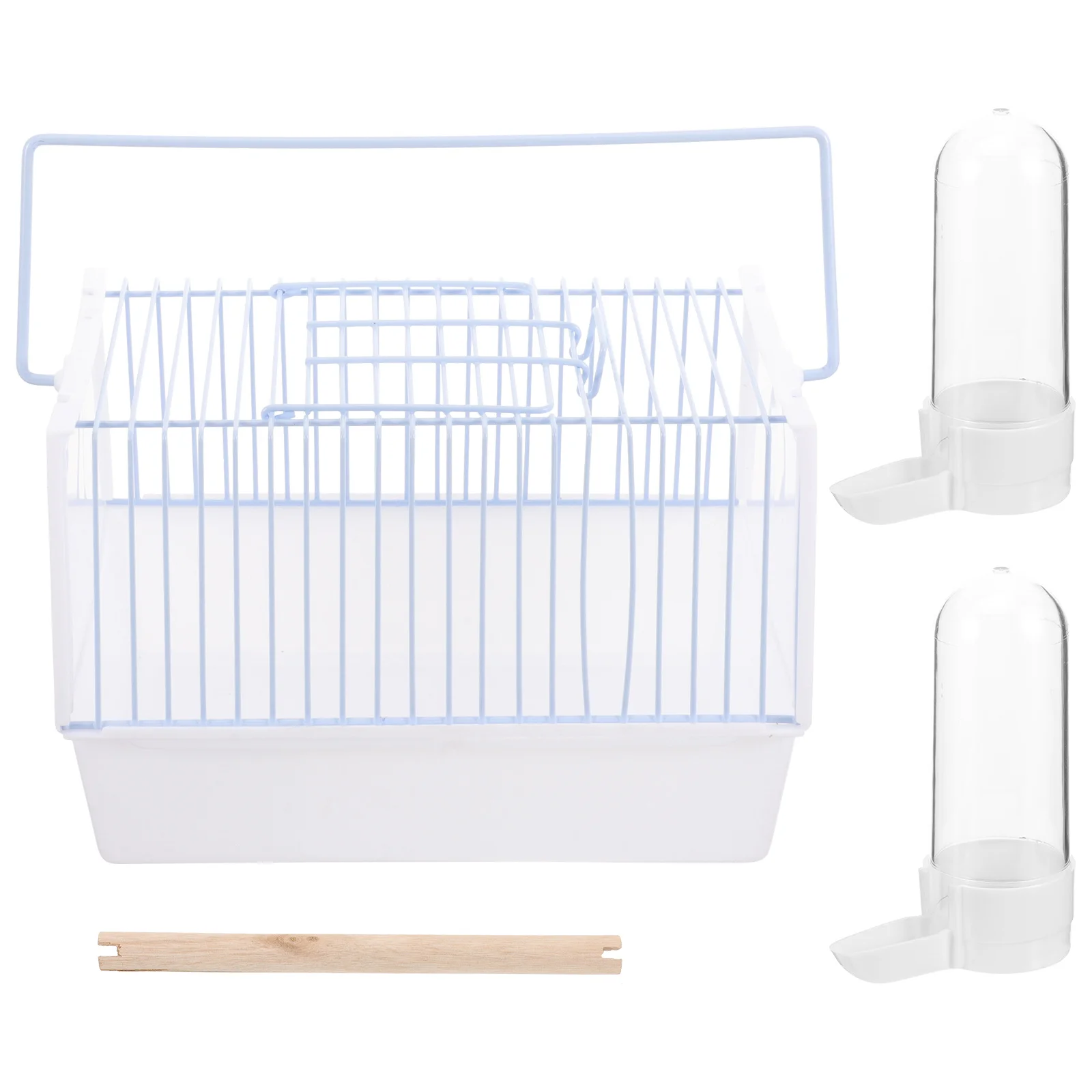 

1Set Portable Bird Cage Breathable Travel Parrot Carrier Outdoor Pet Bird Carrying Case with Handle Wire Parrot Cage