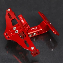 FOR APRILIA SHIVER SL 750 2007-2023 2022 2021 Adjustable with LED Light Motorcycle License Number Plate Holder Frame SHIVER750