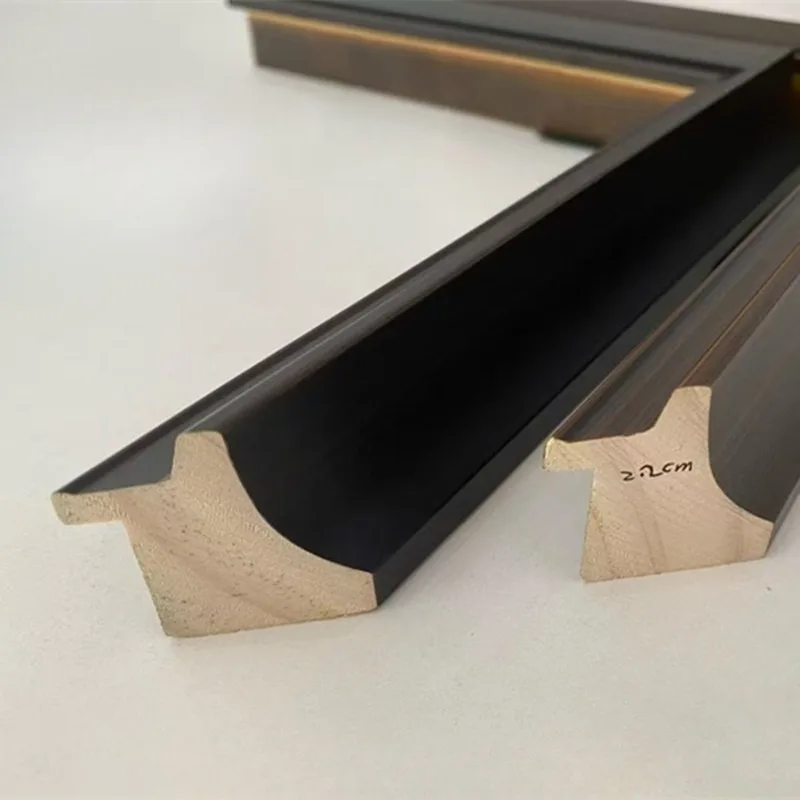 

Oil painting Calligraphy painting Photo frame Mounted photo frame Picture frame Solid wood lines