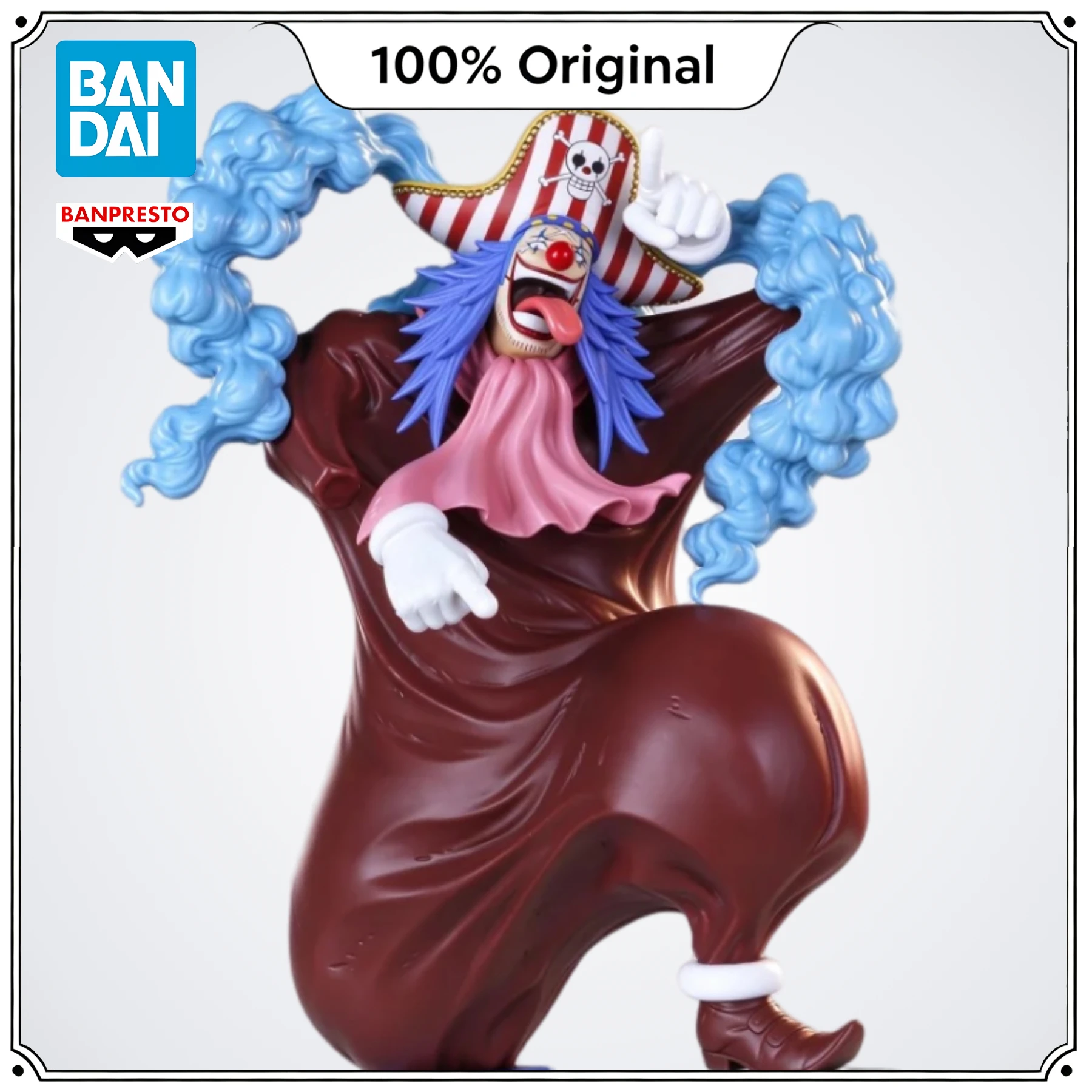 100%Original In stock Banpresto Grandista One Piece Buggy The Clown New Four Emperors Anime Prize Figure Collectible Model Gift